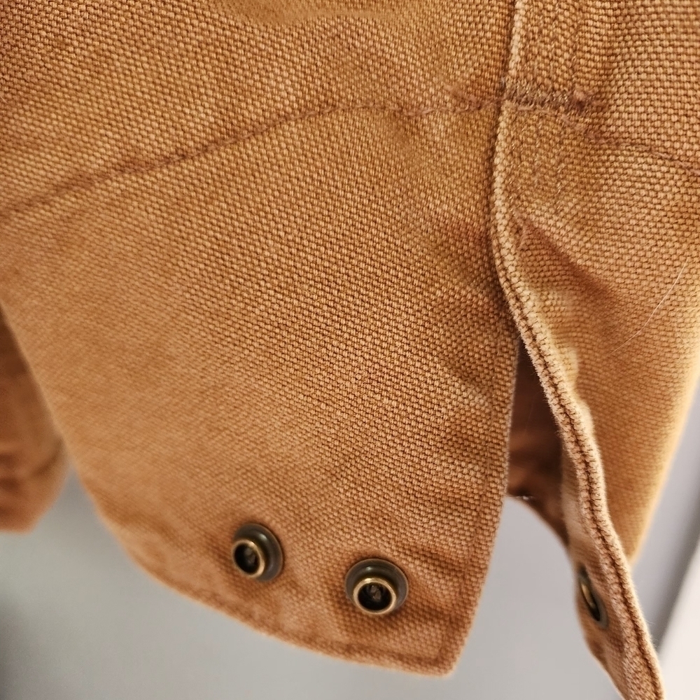Kelsey Asbille Monica Dutton Carhartt Women's Weathered Duck Wesley Coat M - Picture 10 of 13